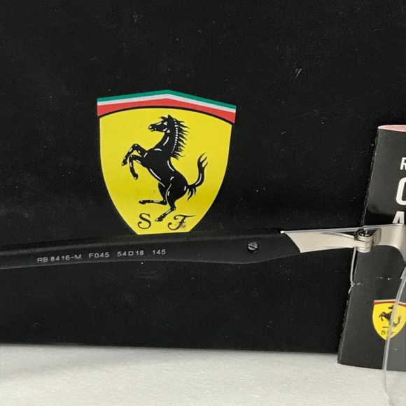 New RAY-BANScuderia Ferrari RX8416M Men's Square Eyeglasses - Picture 11 of 12